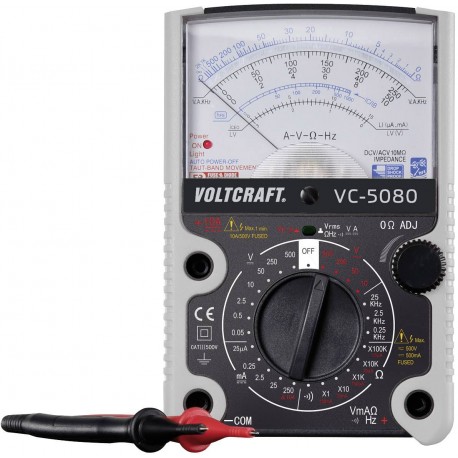 VOLTCRAFT VC-5080 - Analogový multimetr CAT III 500 V